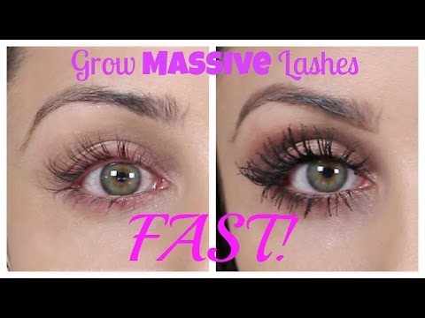how to grow eyelashes