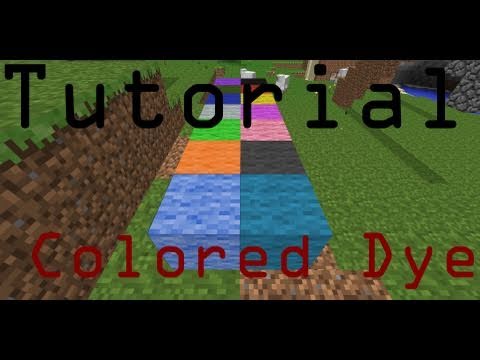 how to dye minecraft