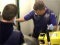 Penguins get a physical