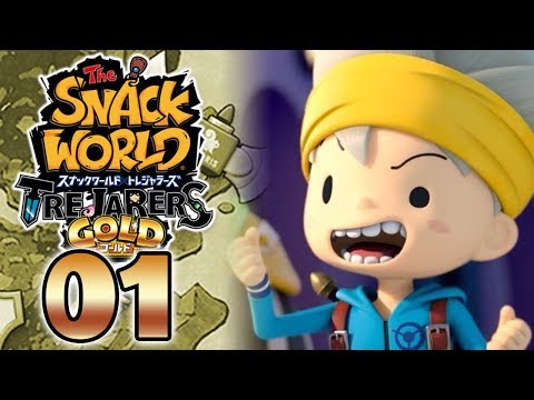 SNACK WORLD TREJARERS GOLD #01 - LE DERNIER JEU DE LEVEL 5 (YO-KAI WATCH, FANTASY LIFE...)