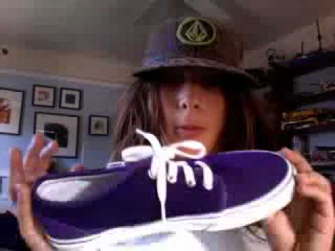 how to wear purple vans