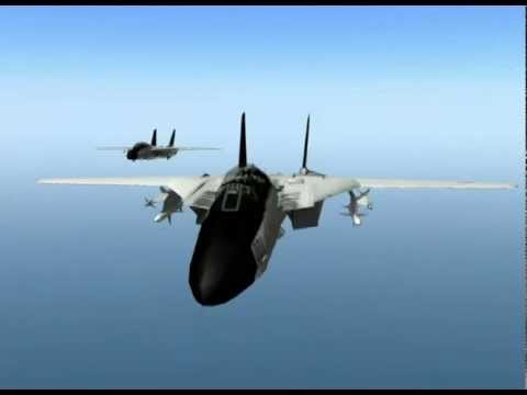 US F-14 Tomcats VS Libyan Mig-23 Floggers