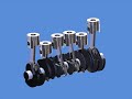 R6 engine animation