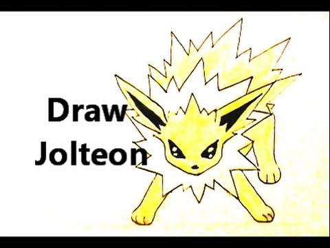 how to draw jolteon