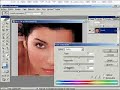 photoshop , ajustes de tono o color  de ojos