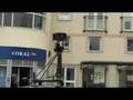 Google Streetmaps image capture car in Swansea Wales