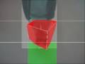 Position through background subtraction and blob detection