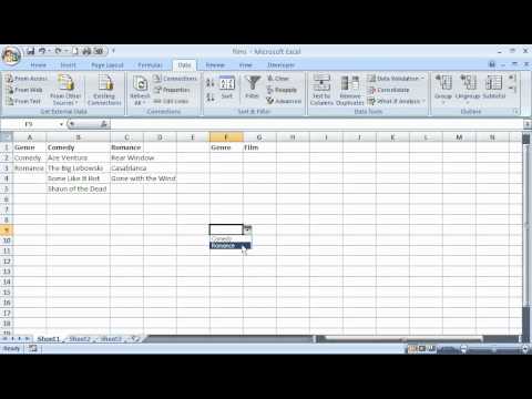 lists - Learn Excel online https://www.udemy.com/excel-2010-superhero-course/?couponCode=Excel2010YouTube Create dependent drop down lists in Excel to select items b...