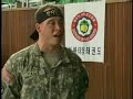 Soldiers in Area I show off Taekwondo skills
