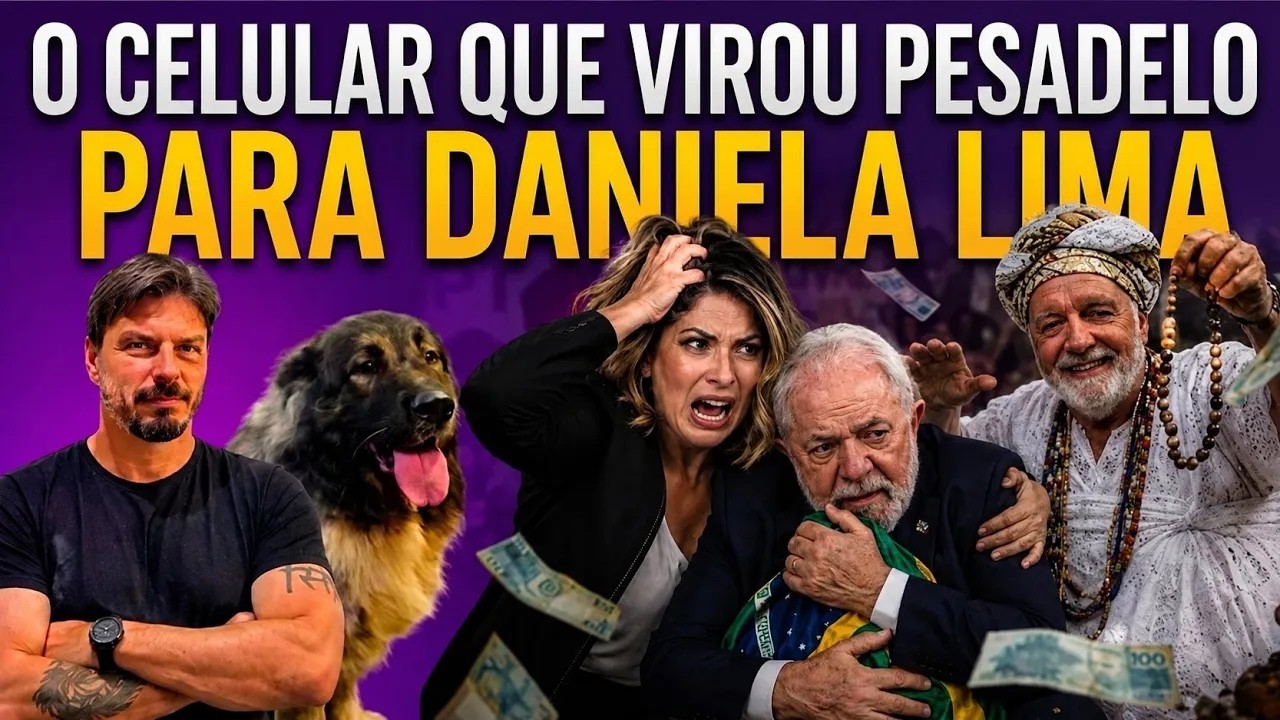 DANIELA LIMA SE DESCABELA AO SABER DA NOVA PROVA CONTRA LULA!