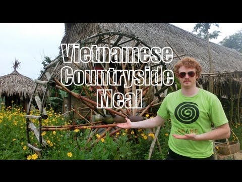 Vietnamese Countryside Meal at Tra Que, Vietnam Herb Water Wheel