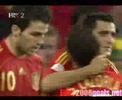 Goal for Spain - Daniel Güiza 89' (1-2)  Greece - Spain 1-2  