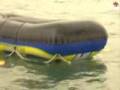 RNLI Blown away in a kids inflatable