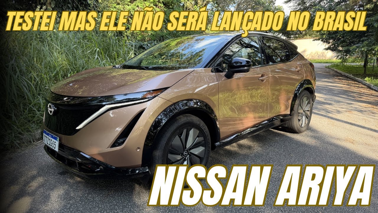 TESTEI O CARRO QUE A NISSAN NÃO VAI LANÇAR NO BRASIL; deveria? NISSAN ARIYA