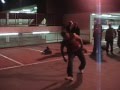 Loopkicks derby concrete! -- After the Loopkicks derby gym session we carried on the tricking afterwards outside in the car park :)