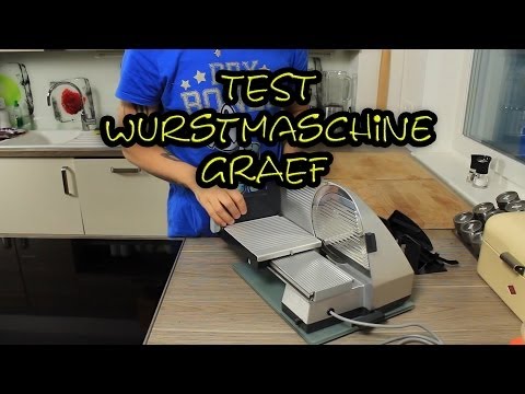 Test Wurstmaschine Graef Master M9 Allesschneider