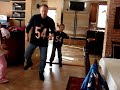 Brian Urlacher and son on Heelys Brian Urlacher and son on Heelys