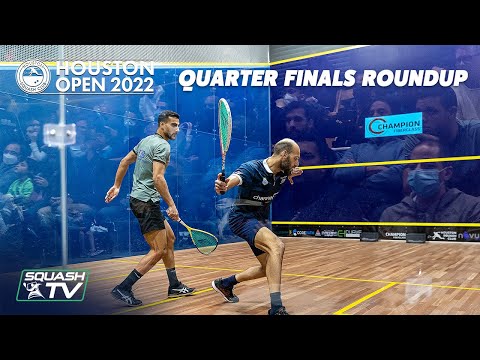 Squash: Houston Open 2022 - Quarter Final Roundup
