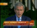 Bush Brings Bailout Bill Home