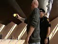 Jason shoots a taser gun with the Norfolk police