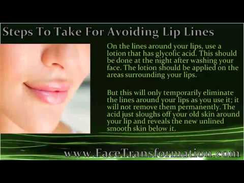 how to eliminate vertical lip lines