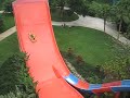 Down a waterslide/ resbalon at Xocomil Waterpark, Guatemala Down a waterslide/ resbalon at Xocomil Waterpark, Guatemala