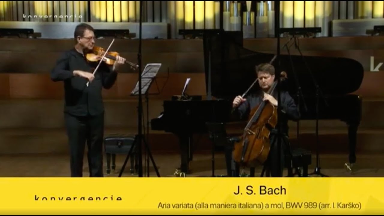 J. S. Bach: Aria variata (alla maniera italiana) a mol, BWV 989 / Konvergencie 2020