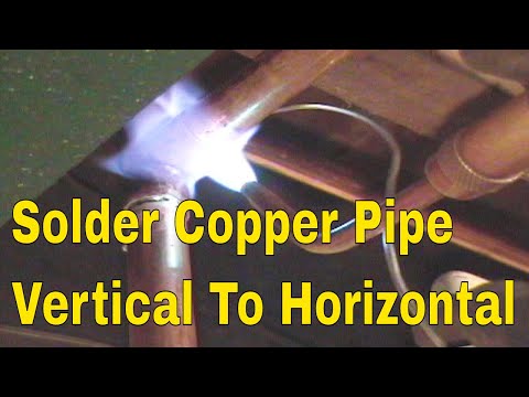 how to solder copper pipe leak