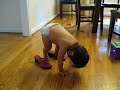 Rosalynn in mommy's shoes