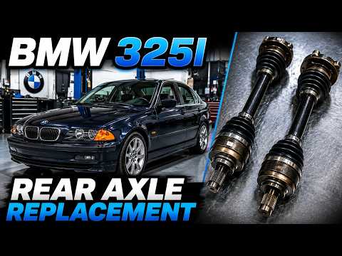 HOW TO REPLACE BMW 325 REAR AXLE