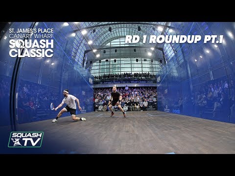 Squash: SJP Canary Wharf Classic 2020 - Rd 1 Roundup [Pt.1]
