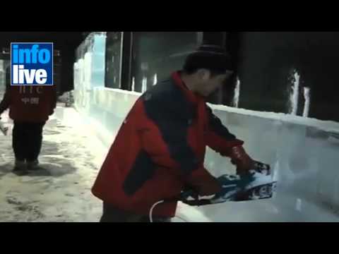 Jerusalem ice sculptor exhibition