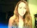 me singing bubbly cover