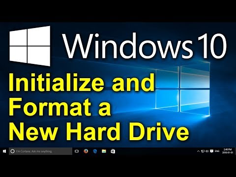 video-linktoworks-✔️ Windows 10 - How to Initialize and Format a New...