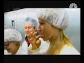 elena dementieva visits a chocolate factory in antwerp.