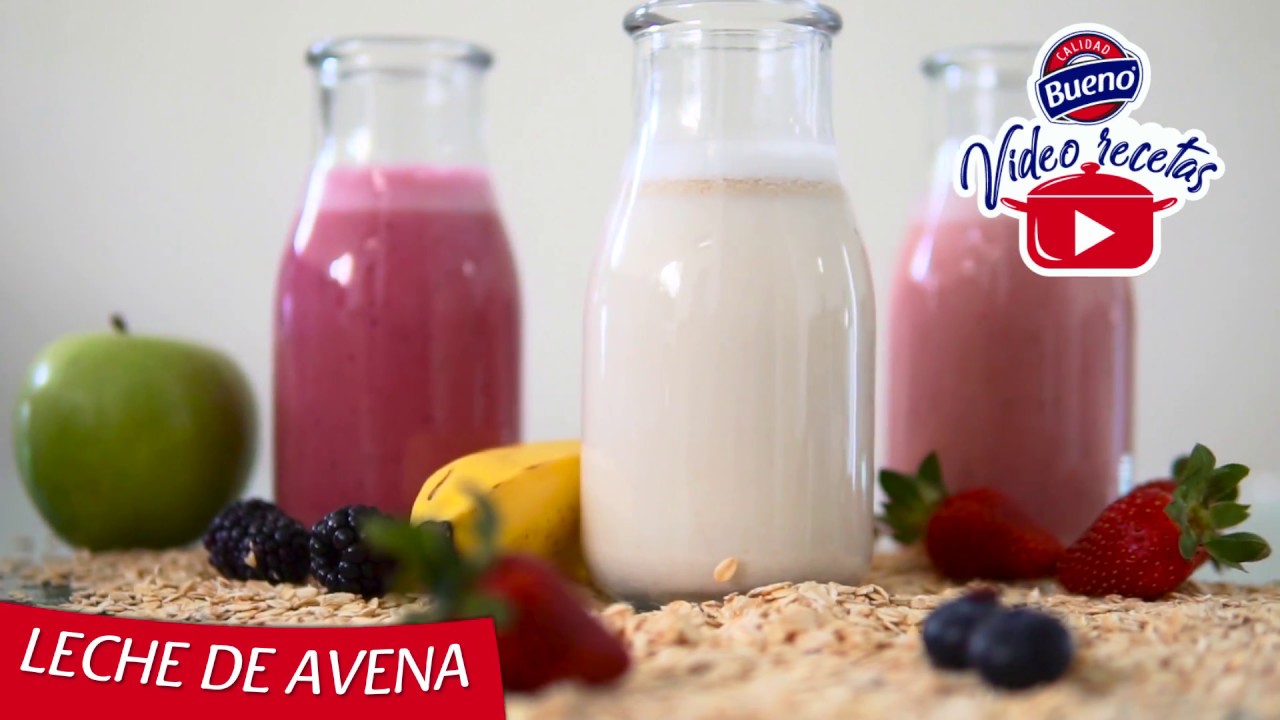 Receta: Leche de avena