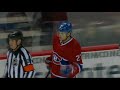 Rene Bourque's first game with the montreal Canadiens starts it with a good hit on Carl Hagelin, from the New-York Rangers. January 15th 2012.