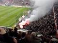 Köln vs Gladbach Bengalo Scheiße vom Dom