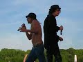 peter wolf comes out to play along side the kid at laserfest in des moines