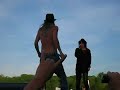 peter wolf comes out to play along side the kid at laserfest in des moines