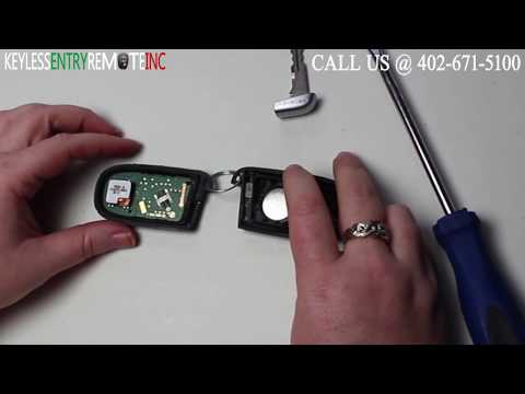 how to replace the battery on a chrysler 300 key fob