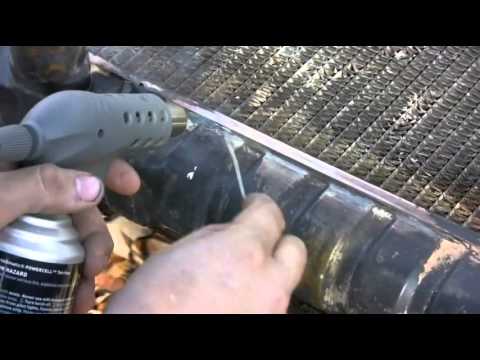 how to weld a radiator leak