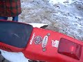 2002 Honda XR250 with and without silencer