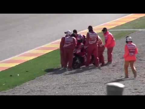 STONER CRASH VALENCIA 2009 CADUTA CAIDA 09 MOTOGP