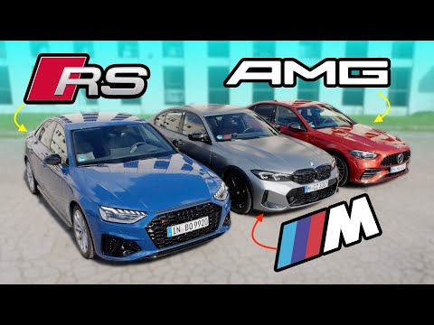 BMW M vs Mercedes AMG vs Audi S / RS comparison! M340i M3 M440i M4 vs C43 C63 CLE53 vs S4 RS5