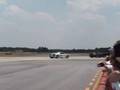 Audi R8 - Z06 - Porsche Turbo drag race on airport runway