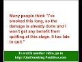 Quit Smoking - You Cannot Become a Non-Smoker