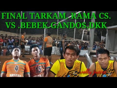 Smash josss....( Bebek.gandos.dkk.) vs rama cs. Final bola voly kintelan. Puri. Mojokerto.
