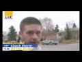 Reporter Chuck Storm vs. Laterne