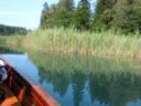 faakersee ausfluss by boat
